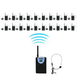 Professional Tp-Wireless Tour Guide System for Church, Simultaneous Translation, Meeting, Museum Visiting1transmitter 20 Receiver