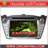 Car DVD Player for Pure Android 4.4 Car DVD Player with A9 CPU Capacitive Touch Screen GPS Bluetooth for Hyundai IX35/Tucson (AD-7004)