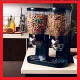 2016 New Countertop Dual Plastic Bulk Dry Food Cereal Candy Dispenser