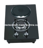 Electric Hot Plate and Gas Burner Combined Hob (GHE-G302E)