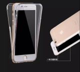 360 Double-Sided Protection Simplicity Transparent Silicone Soft Mobile Phone Case