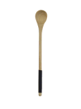 Japanese Wooden Fork Spoon Fork Spoon Export Children Baby Fork Winding Log Lubricious Black Line Long Spoon