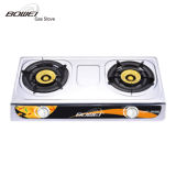 Home Appliances Stainless Steel Big Manufacturer for Double Burner Gas Cooker Portable Gas Stove