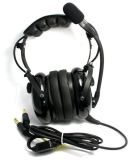 Flight Aviation Headset with Passive Noise Attenuation