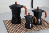 Yongkang Aluminum Stove Black Espresso Coffee Maker Gas Coffee Maker