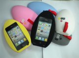 Hot Cute Eggshell Silicone Mobile Phone Case for iPhone Samsung Millet (BZPC004)