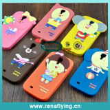 High Quality Cartoon Silicon Mobile Phone Case for Samsung S4