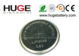 3.6V Lithium Rechargeable Button Cell Lir3048