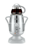 3.2L Stainless Steel Samovar (with porcelain/glass teapot) [T18f]