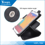 Universal Phone Leather Flip Cover with 360 Degree Rotation Angle