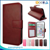 High Quality Wallet Flip Leather Mobile Phone Case for iPhone 6/ 6s