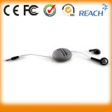 Promotional Metal Retractable Earphone for MP3