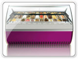 Good Quality Gelato Display Case Ice Cream Showcase