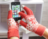 Jacquard Acrylic Glove Touch Screen Golve for Mobile Phone