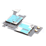 SIM Card Holder Micro SD Memory Slot Port Flex Cable for Samsung N7100 Galaxy Note 2