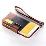Luxury Hybrid Leather Wallet Flip Pouch Stand Case Cover for Phone