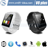 2015 China New Bluetooth 4.0 Top Smart Watches for Android OS and Ios (V8 plus)