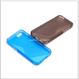 Soft S-Line TPU Gel Mobile Phone Cove for iPhone5 (Rain-2915)