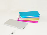 Light Slim 2000mAh Polymer Power Bank with Wire