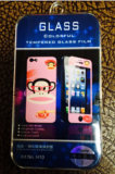 2.5D 9h Cell Phone Screen Protector Carton Pattern Glass Film for iPhone 4/4s/5/5s (DSA-IP5003)