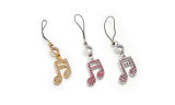 Fashion Musical Notes Cell Phone Jewelry (C2712)