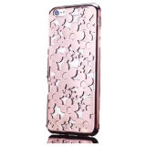 Electroplating TPU Flower Mobile Phone Case for iPhone