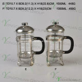 Ogniora High Quality 350ml Stainless Steel & Borosilicate Glass Tea Maker/ French Coffee Press