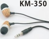 Wood Earphone (KM-350)
