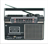 FM/AM/SW 3 Band Radio Cassette Recorder Music Player (BW-819)