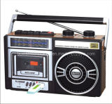 FM/AM/SW1-2 4 Band Radio Cassette Music Player (BW-300U)