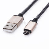 Casing Aluminum USB to Micro Braided Cable