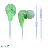 Wired Noodle Earbud Earphone with Clear Shell