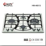 Newly 60cm Stainless Steel Gas Stove with Cast Iron