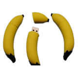Banana Rubber USB Flash Drive (UC015)