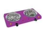 Purple Colour 230V Hot Selling Electric Coil Double Stove