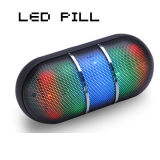Portable Wireless Pill Bluetooth Speaker with LED Light