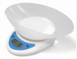 Plastic Kitchen Scale with Bowl (FK429-WH)