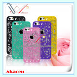 Hollow out Rose Flower Plastic Mobile Phone Cover for iPhone 5 5s