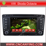 Car DVD Player for Pure Android 4.4 Car DVD Player with A9 CPU Capacitive Touch Screen GPS Bluetooth for Vw Skoda Octavia (AD-7038)