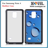 New 2D Sublimation Rubber Phone Case for Samsung Note4