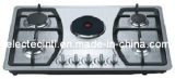 Gas Hob with Five Burners, Stainless Steel Panel (GHE-S805C)