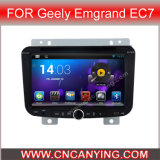 Car DVD Player for Pure Android 4.4 Car DVD Player with A9 CPU Capacitive Touch Screen GPS Bluetooth for Geely Emgrand Ec7 (AD-6001)