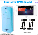 Car USB Internal Battery Charge Android and Ios Bluetooth TPMS 433.92MHz