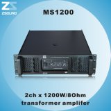 MS1200 2CH X 1200W/8ohm Professional Amplifier