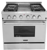 36inch Stainless Steel Professional Gas Oven with Griddle