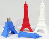Rubber USB Flash Drive (RB-TOWER)