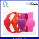 Children School Tracking RFID Silicone Wristband with Ntag215 Chip