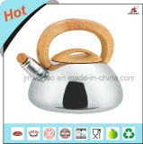 Wood Handle Stainless Steel Kettle (FH-021)
