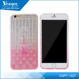 Veaqee Gradient Ice Engraving Ring Kickstand Mobile Phone TPU Case