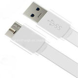 USB 2.0 Flat Mobile Phone Charge and Data Cable for Samsung (JHU018)